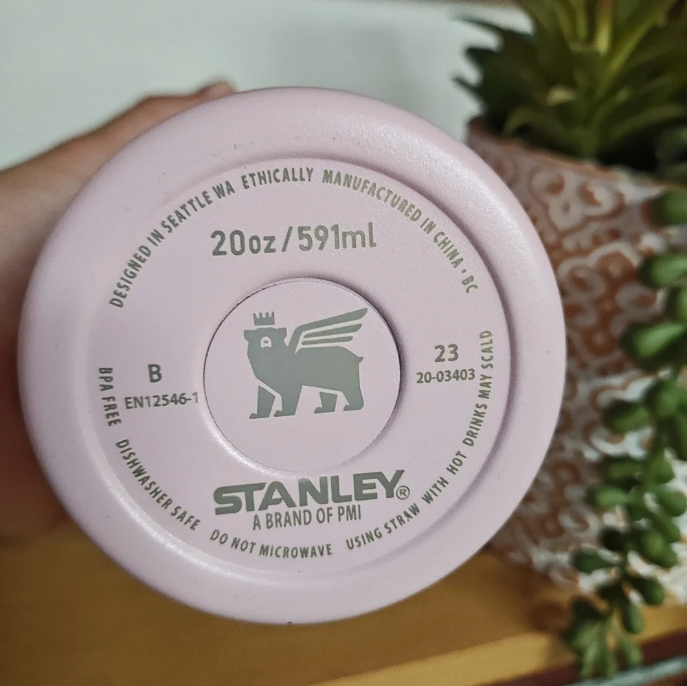 Stanley Pink Tumbler with Cartoon Design - Picture 4 of 7